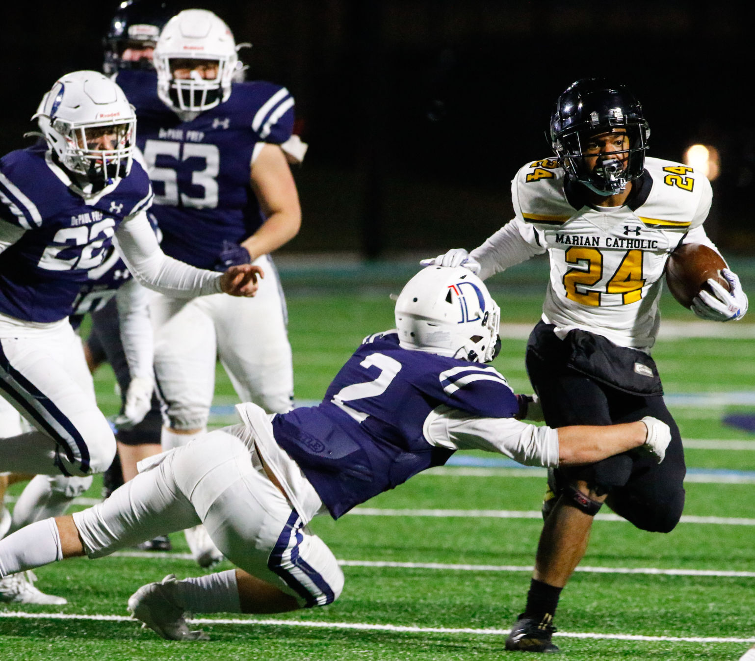 Marian Catholic at DePaul Prep football